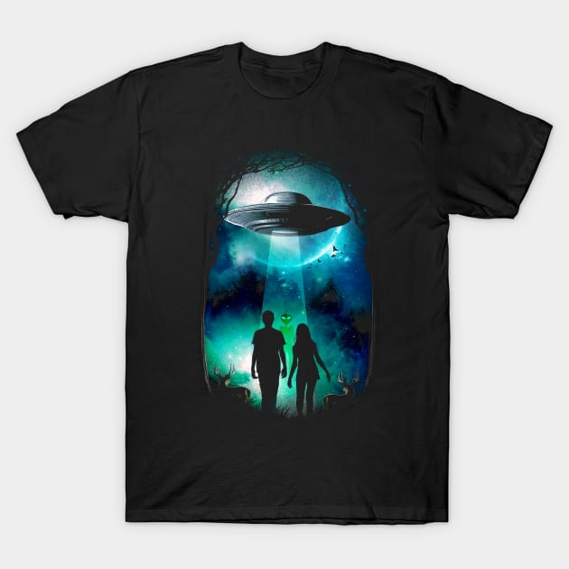 The Visitor T-Shirt by Moncheng